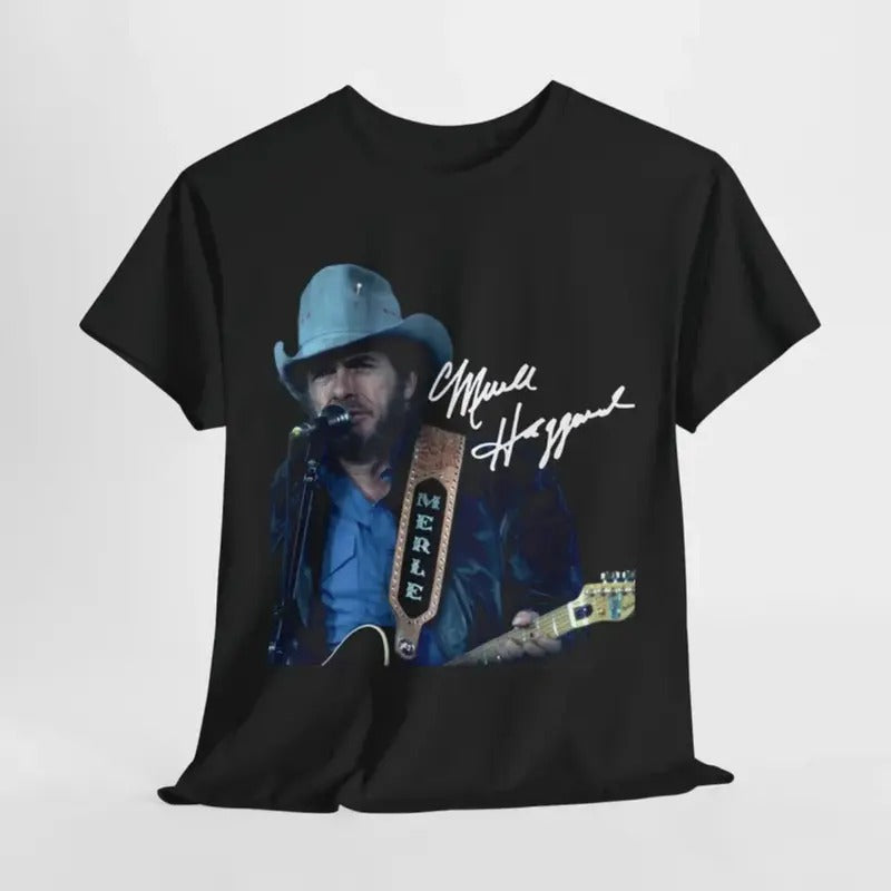Merle Haggard vintage shirt, classic country shirt, cute shirt, country music shirt Hoodie, Sweatshirt | TeeBloomCo.com