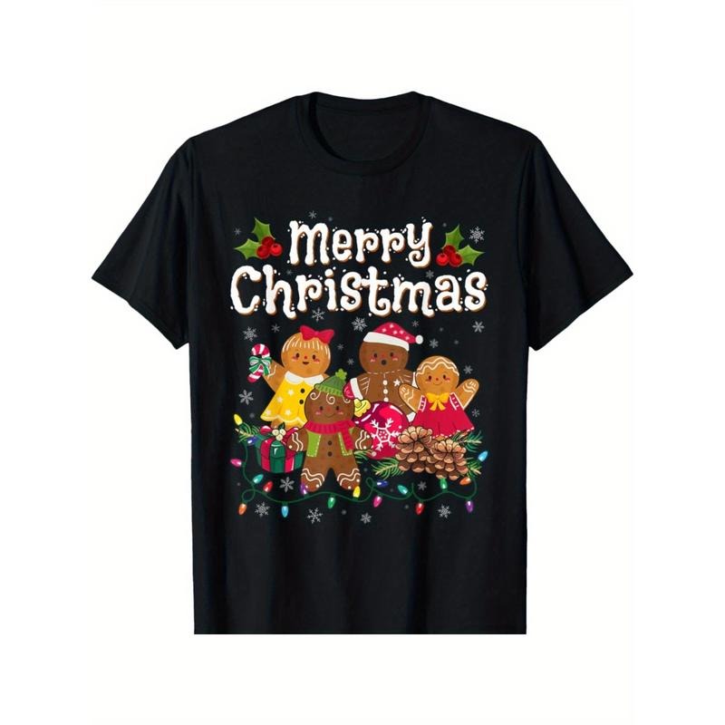 Merry Christmas Gingerbread T-Shirt made in usa Hoodie, Sweatshirt | TeeBloomCo.com