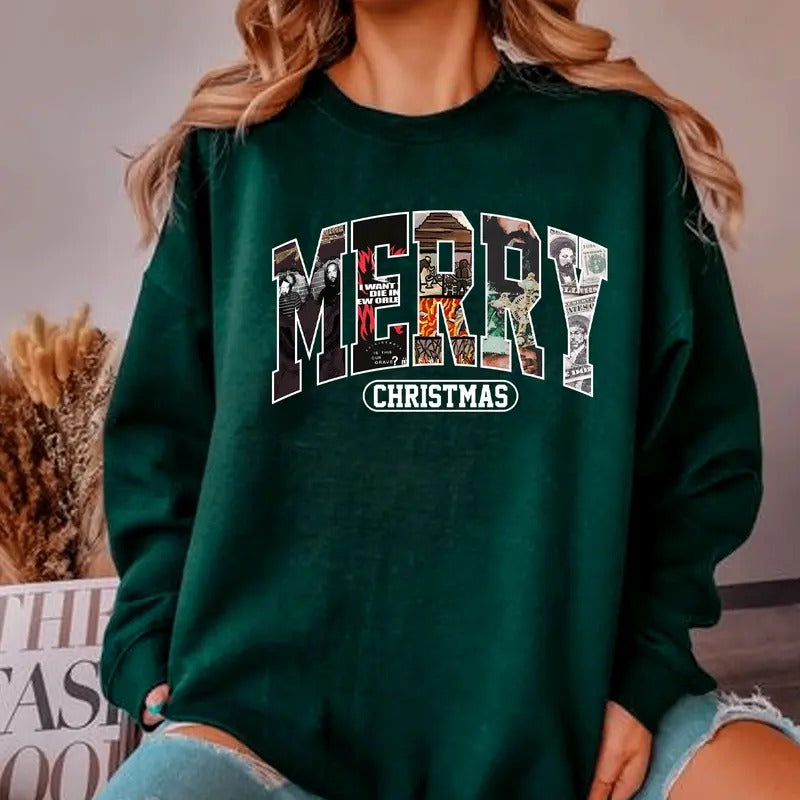 Merry Christmas The Boys Shirt, Ruby Scrim Grey Tour 2024 Shirt, Boys Shirt Gift For Fansstyle{n002}4 Hoodie, Sweatshirt