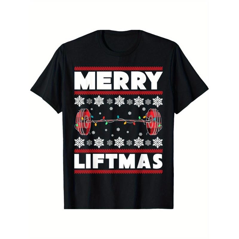 Merry Liftmas Funny Christmas Gym Workout Fitness Gift T-Shirt made in usa Hoodie, Sweatshirt | TeeBloomCo.com