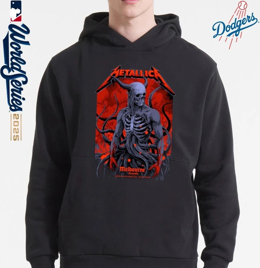 Metallica Ken Taylor’s M72 Melbourne Pop-Up Shop exclusive poster Merch T-Shirt