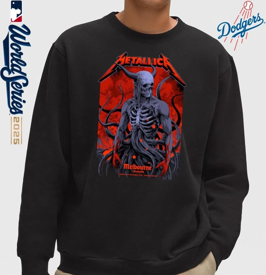 Metallica Ken Taylor’s M72 Melbourne Pop-Up Shop exclusive poster Merch T-Shirt