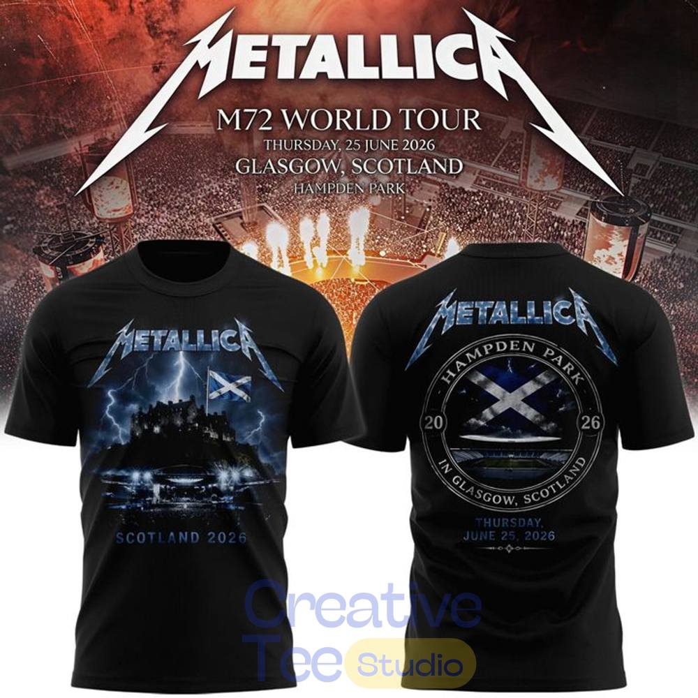 Metallica M72 World Tour Glasgow Special T-Shirt