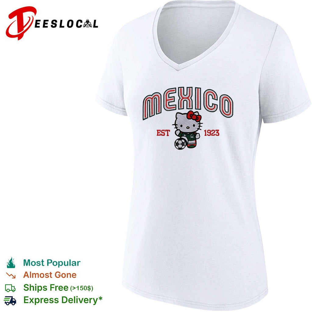 Mexico Est 1923 Hello Kitty soccer player shirt