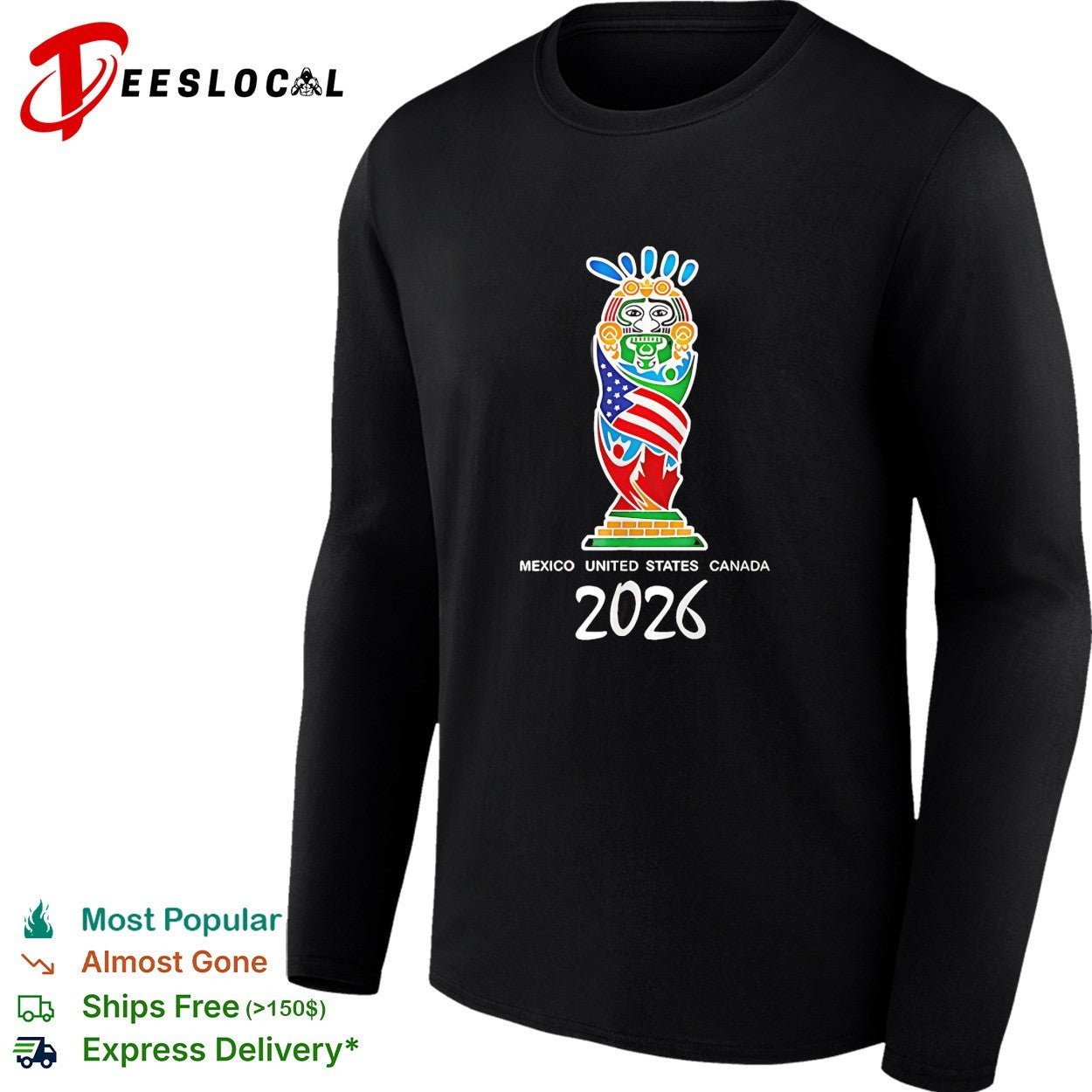 Mexico United States Canada FIFA World Cup 2026 graphic shirt