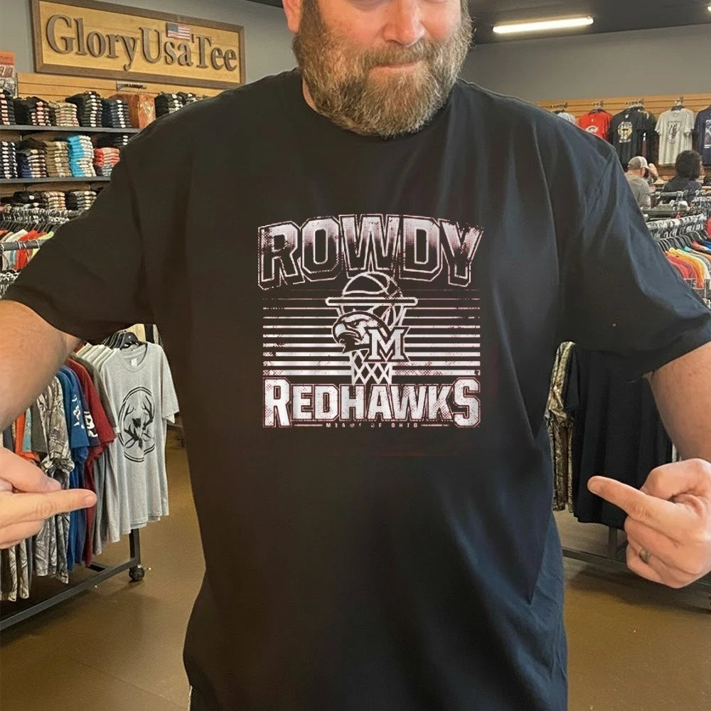 Miami OH Basketball Rowdy RedHawks Shirt