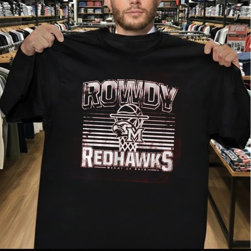 Miami OH Basketball Rowdy RedHawks Shirt