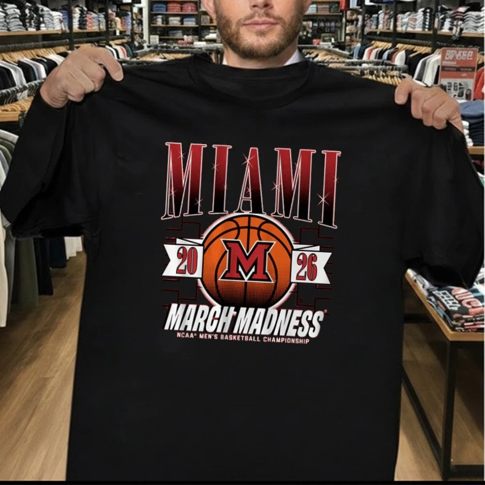Miami OH RedHawks MBB 2026 March Madness NCAA Men’s BAsketball Championship Shirt