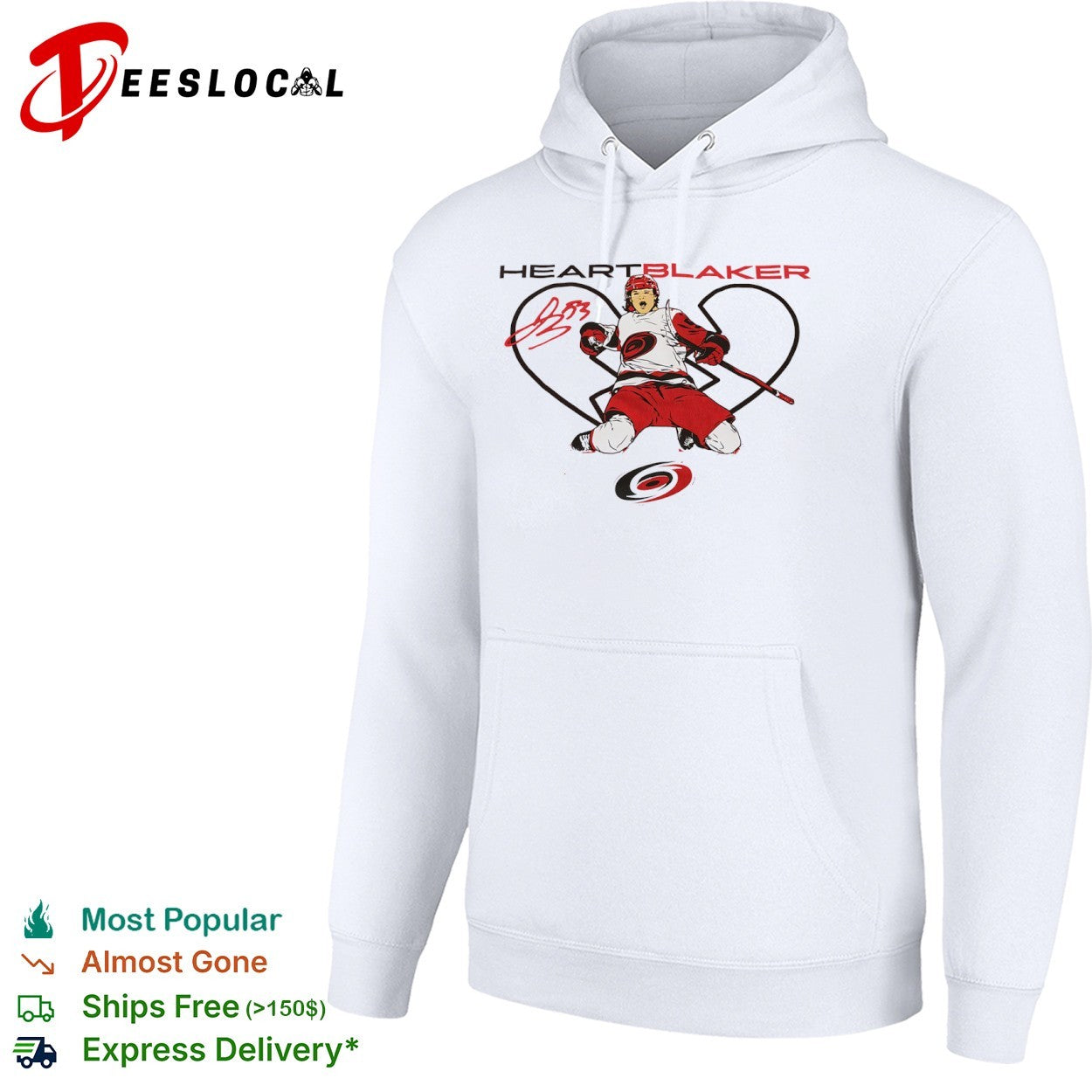 Michael Bunting Carolina Hurricanes NHL heartblaker shirt