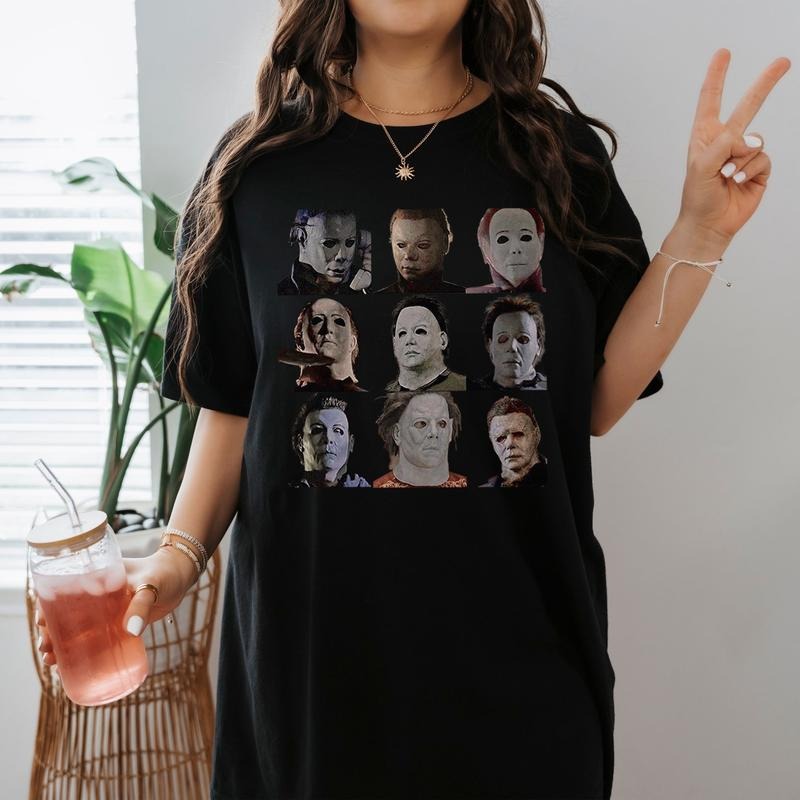 Michael Myers Evolution Shirt Michael Myers Halloween Horror Movie Costume TShirt Horror Movie Shirt Halloween Party...