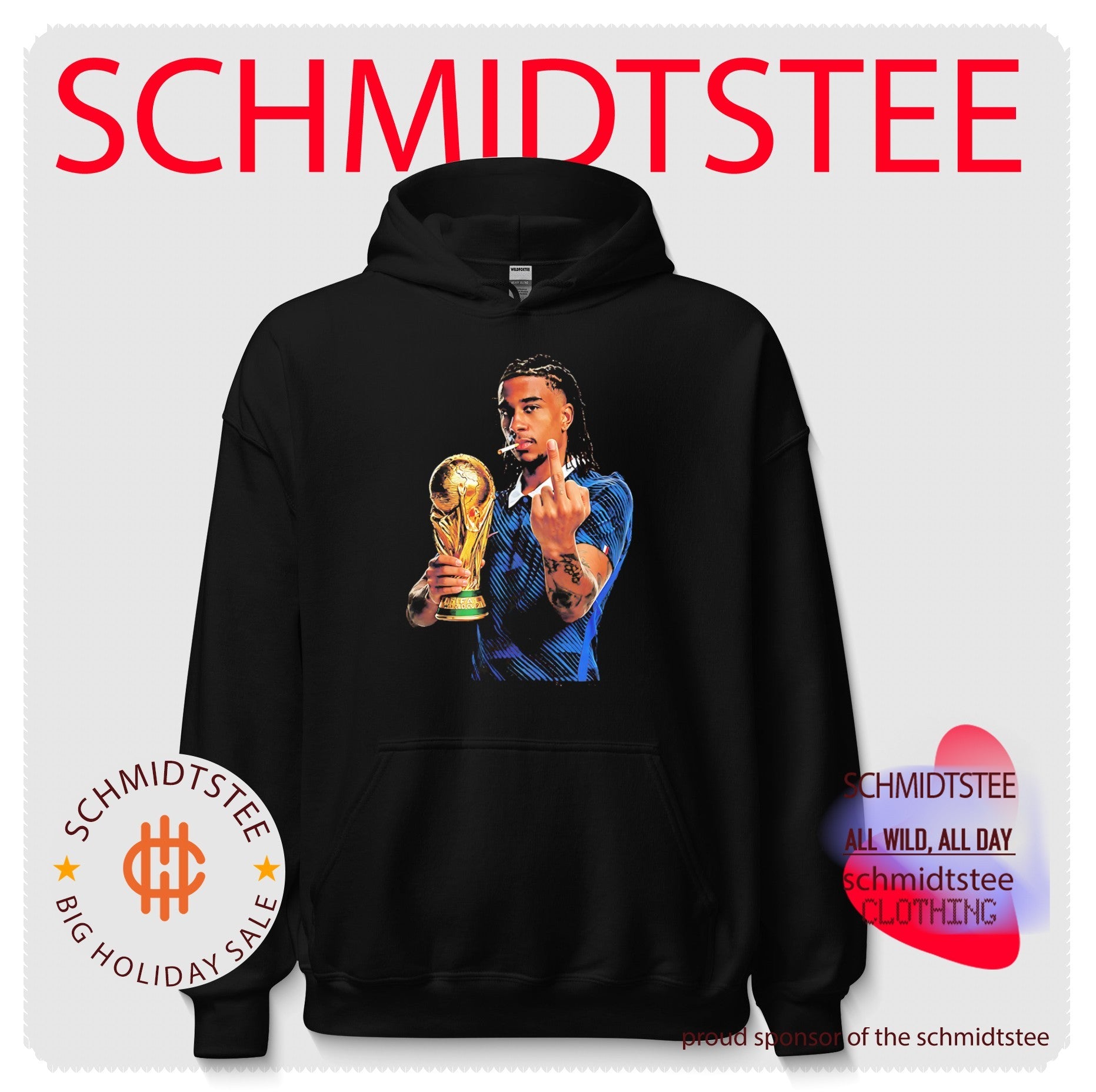 Michael Olise France National Team World Cup Champion middle finger shirt