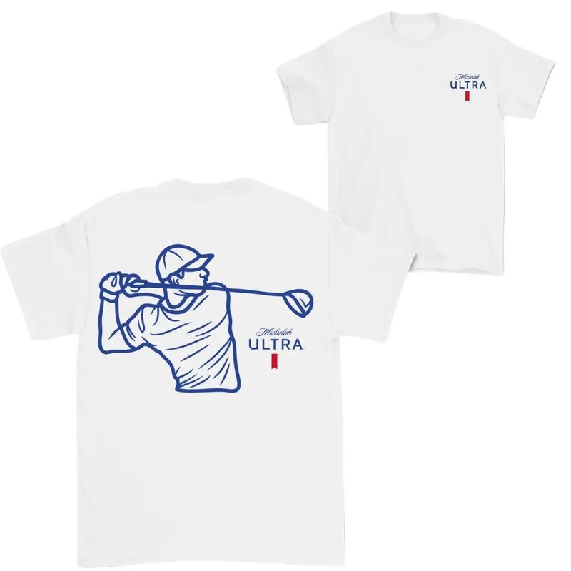 Michelob Ultra Golf T-shirt, 2 Side Golfing T-shirt For Women, For Men Hoodie, Sweatshirt | TeeBloomCo.com