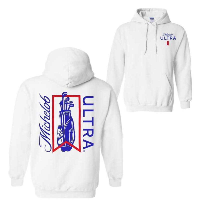 Michelob Ultra Golfing 2 Sided T-Shirt Sweatshirt Hoodie, For Men And Women | TeeBloomCo.com