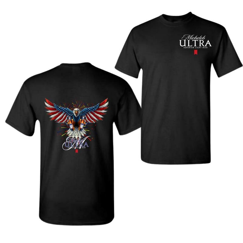 Michelob Ultra Superiro Light Beer Eagle 2 Sides T-shirt, Michelob Short Sleeve Tee, Unisex Shirt, Menswear Top beer...