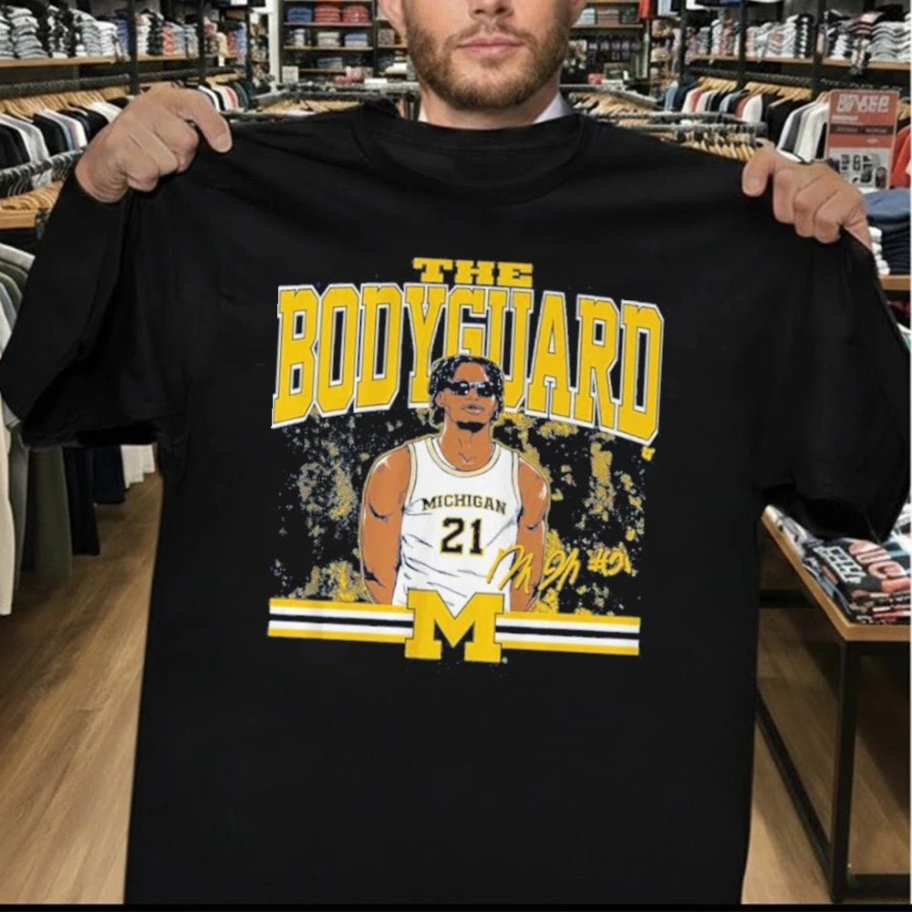 Michigan Basketball Morez Johnson Jr. The Bodyguard Shirt