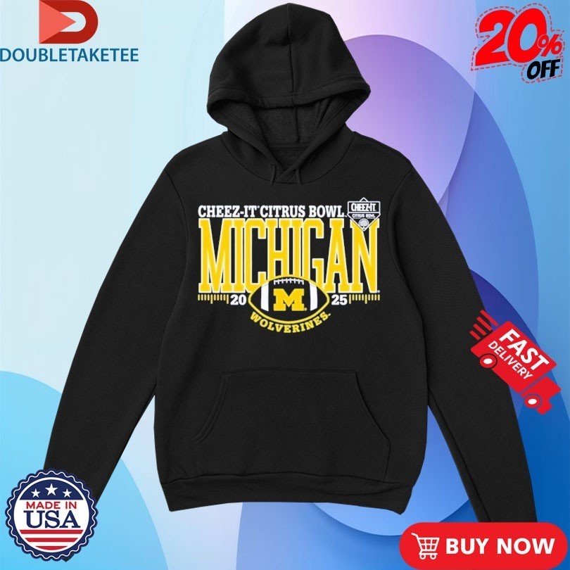 Michigan Wolverines Cheez It Citrus Bowl 2025 Shirts