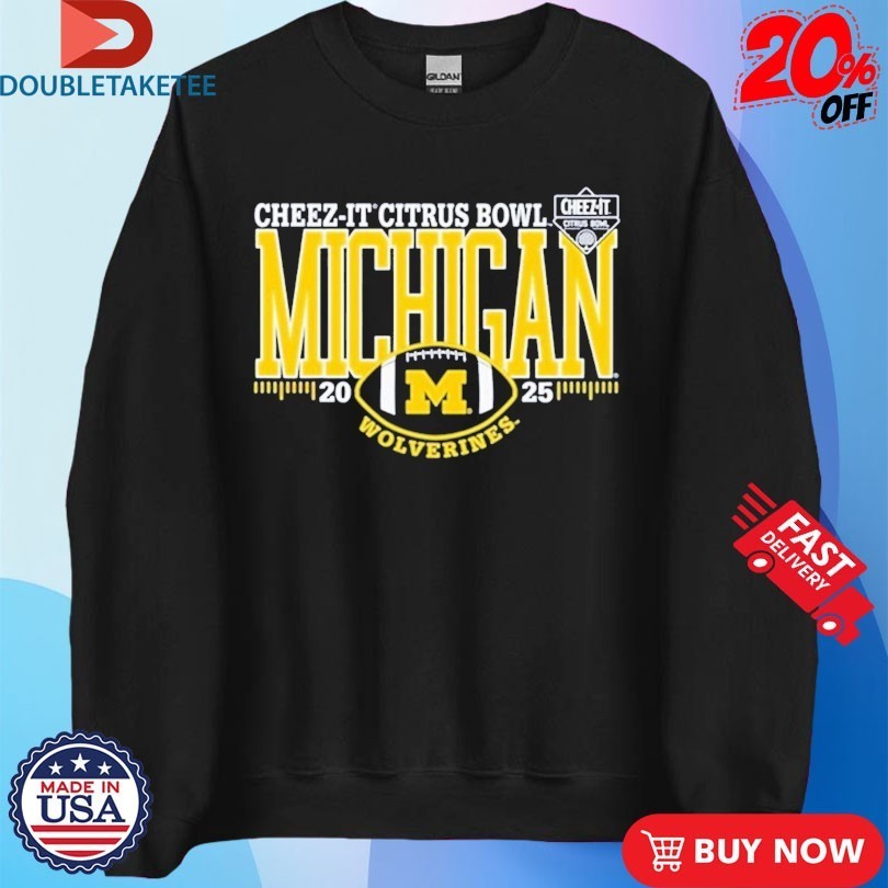 Michigan Wolverines Cheez It Citrus Bowl 2025 Shirts
