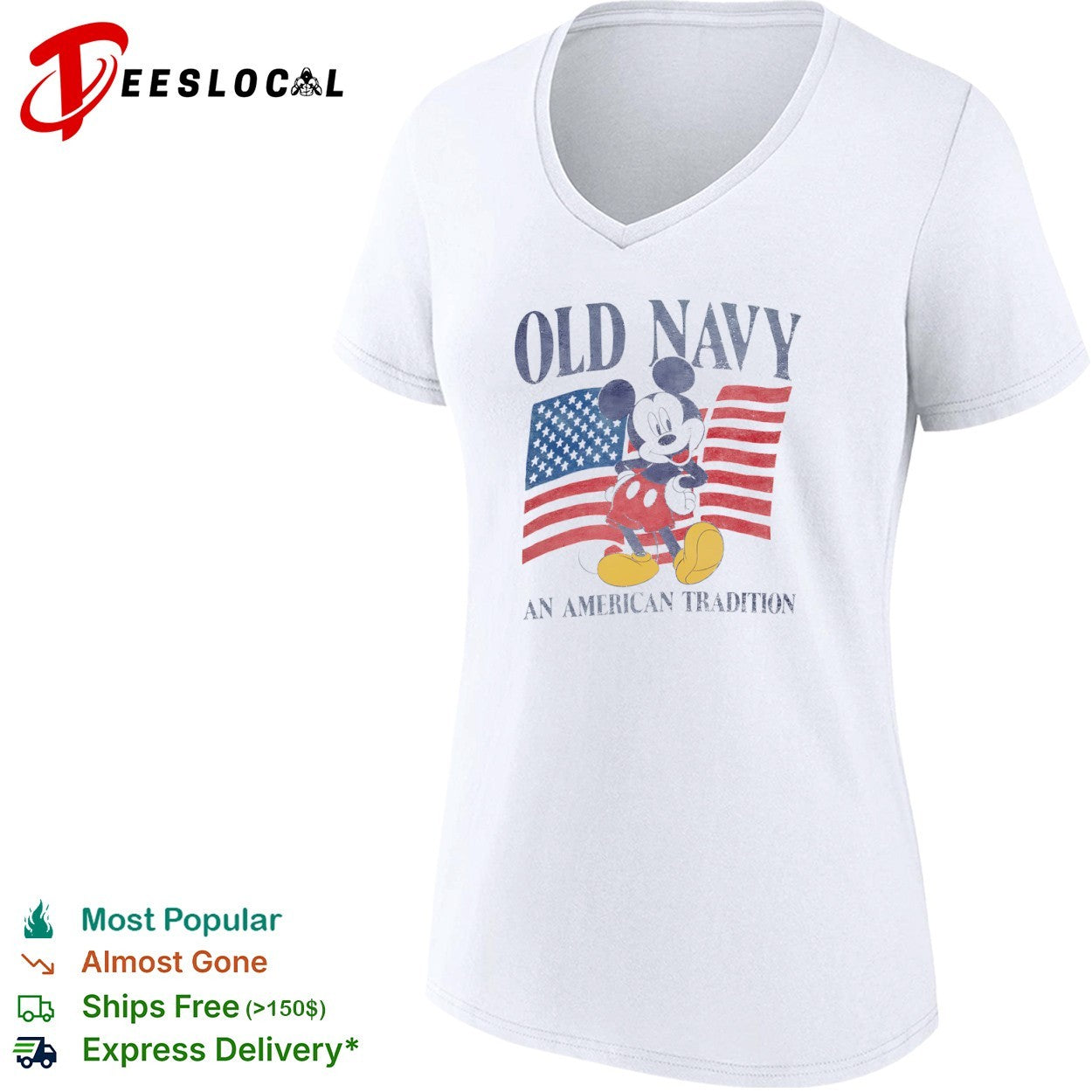 Mickey Mouse Old Navy An American Tradition Disney Character shirt