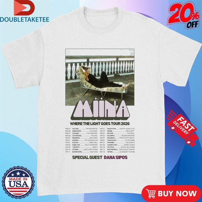 Miina Where The Light Goes Tour 2026 Dates Shirts