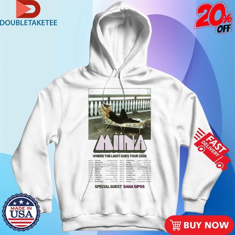 Miina Where The Light Goes Tour 2026 Dates Shirts