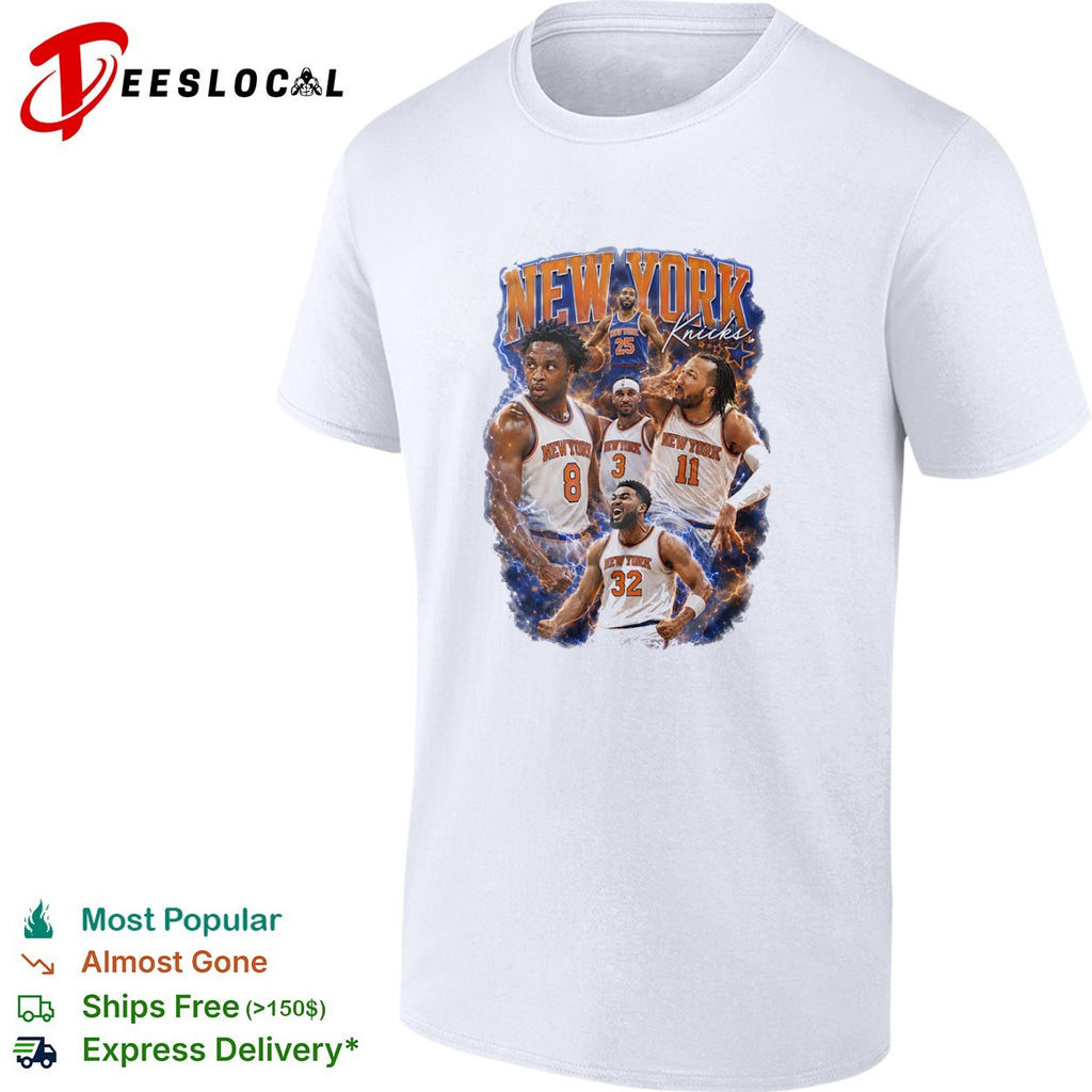 Mikal Bridges Josh Hart Jalen Brunson Karl Anthony Towns New York Knicks shirt