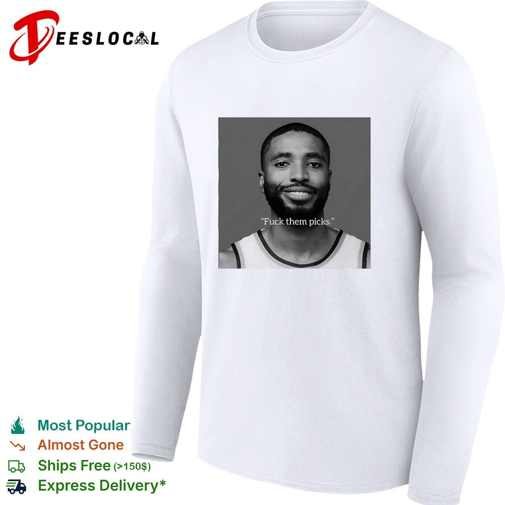 Mikal Bridges New York Knicks NBA Fuck them picks shirt