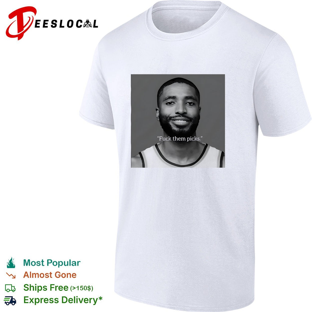 Mikal Bridges New York Knicks NBA Fuck them picks shirt