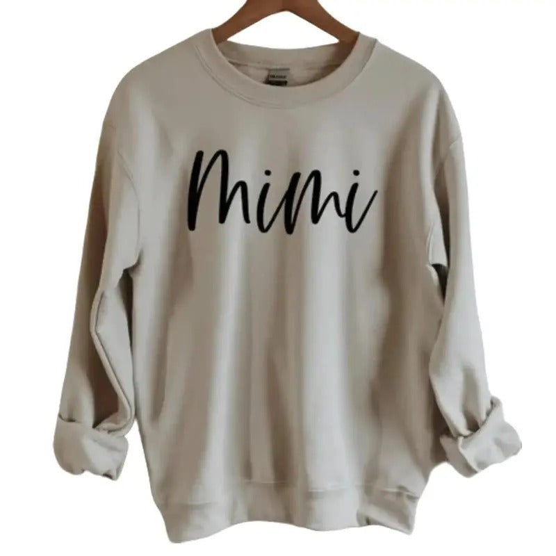 Mimi Grandma Sweatshirt, Grandma mimi Sweatshirt -Cozy Sweatshirt Nana Life, Gift for Grandma, Mother's day gift, gigi...