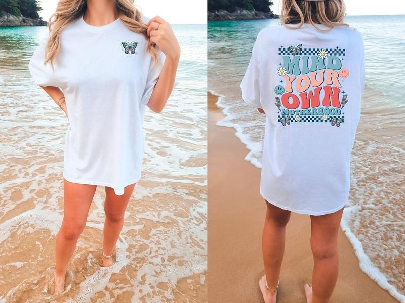 Mind Your Own Motherhood T-Shirt, Motherhood T-Shirt, New Mom Shirt, Trendy Mama Shirt, Mother's Day Gift, Mom Life...