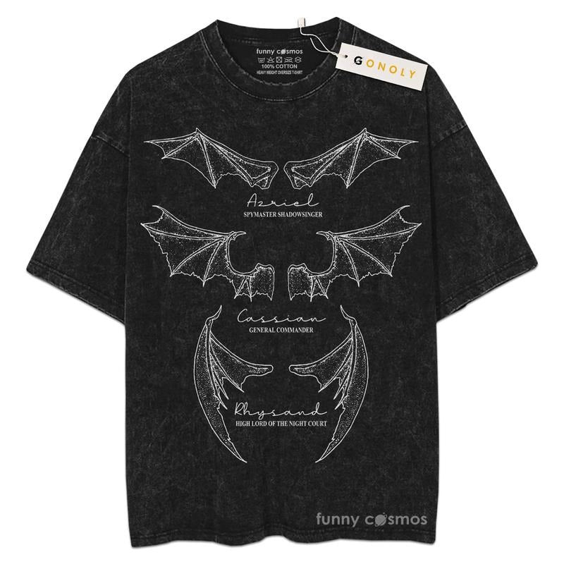 [ Mineral Wash ] Acotar Bat Boys The Night Court For Fans Lover Book, Bookish, Graphic Washed Style Shirt Hoodie, Sweatshirt