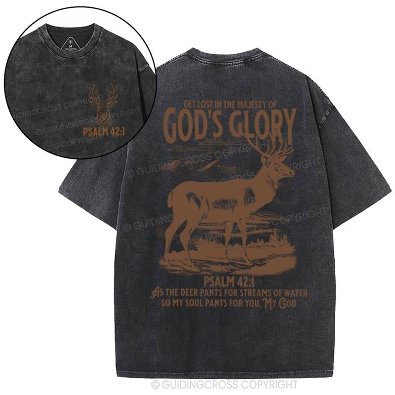 [ Mineral Wash ] God's Glory Christian Washed T-Shrit Jesus Graphic Washed Style Shirt Hoodie, Sweatshirt | TeeBloomCo.com