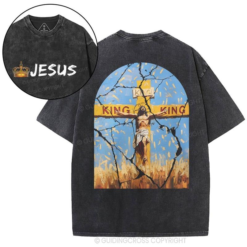 [ Mineral Wash ] JESUS Christian Washed Shirt Jesus Graphic Washed Style Shirt Hoodie, Sweatshirt | TeeBloomCo.com