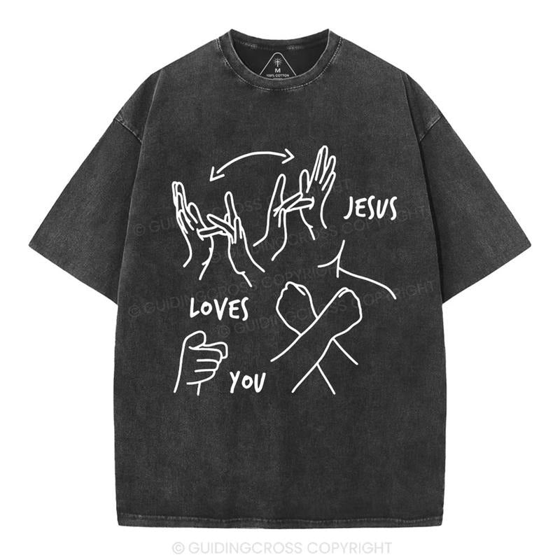[ Mineral Wash ] Jesus Love You Christian Washed Shirt Jesus Graphic Washed Style Shirt Hoodie, Sweatshirt | TeeBloomCo.com