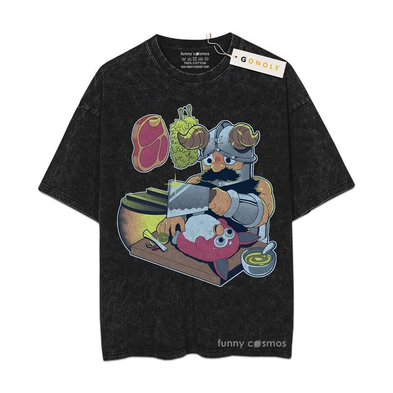 [ Mineral Wash ] Tastes Like Chicken Shirt, Funny Graphic Washed Style Shirt Hoodie, Sweatshirt | TeeBloomCo.com