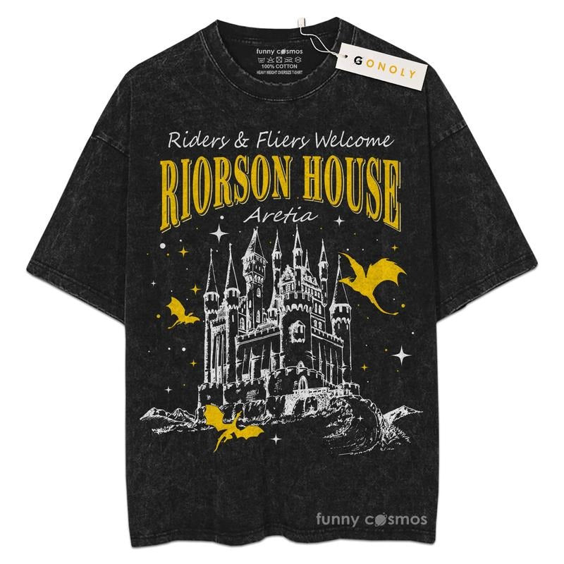 [ Mineral Wash ] Xaden Riorson House, Fourth Wing For Fans Lover Book, Bookish, Graphic Washed Style Shirt Hoodie, Sweatshirt