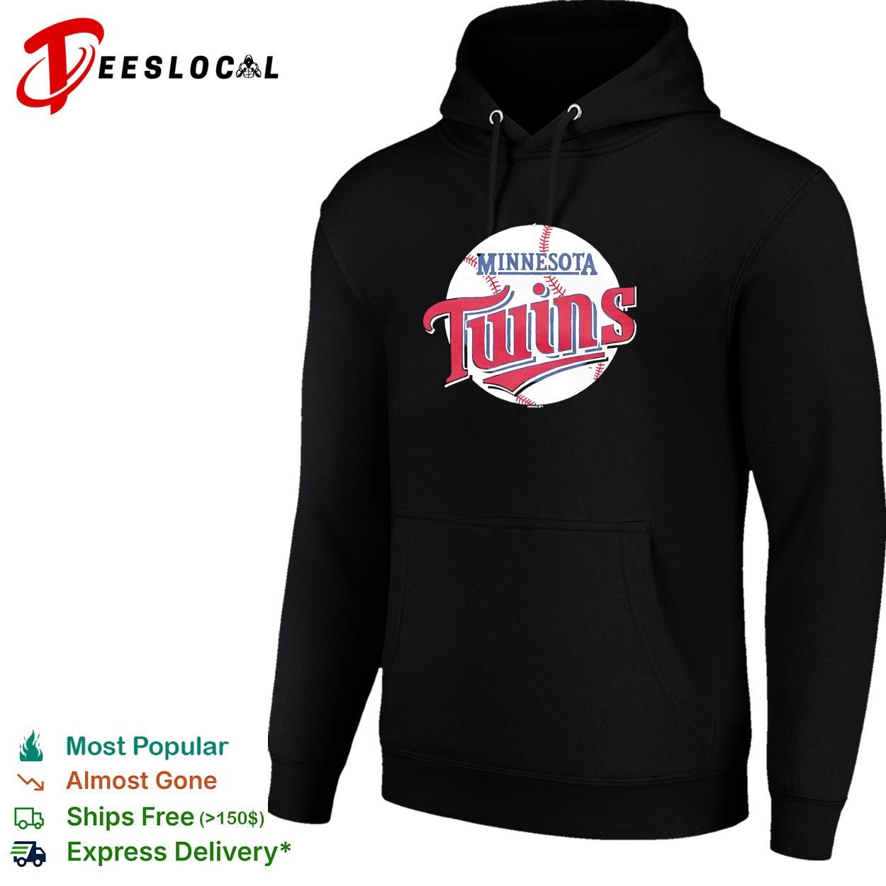 Minnesota Twins script circle TC vintage baseball logo shirt