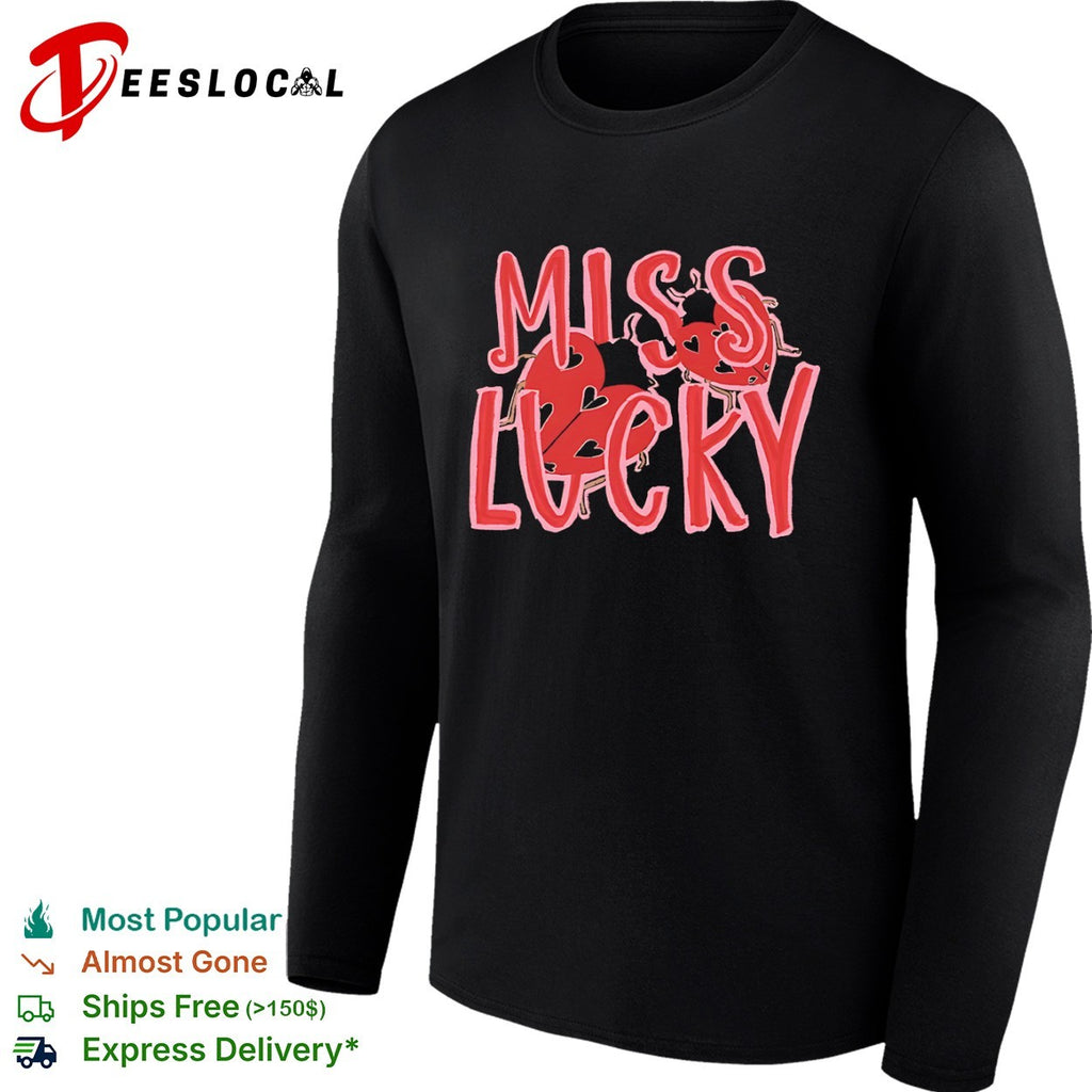 Miss Lucky Ladybug Heart shirt