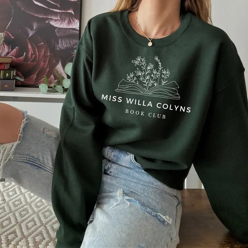 Miss Willa Colyns Book Club Sweatshirt, FBAA Hoodie, We Will Rise Sweater, Atlantia, Bookish, Fantasy Book, Book...