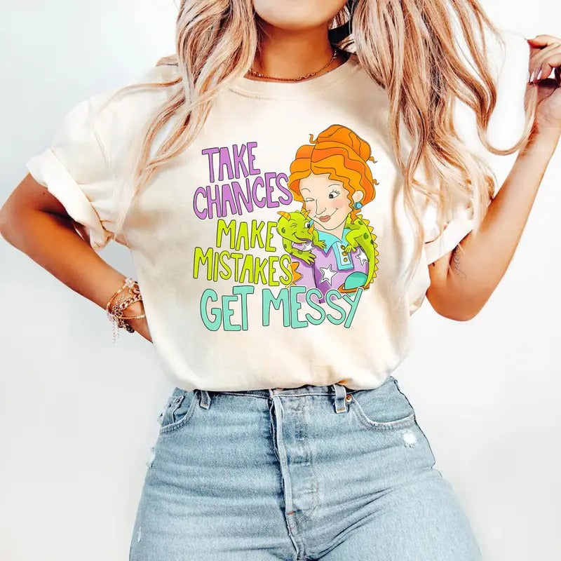 Miss.Frizzle Shirt, Take Chances Make Mistakes Get Messy Shirt, Magic Sch.ool Bus shirt, Teacher shirt, Back to School...