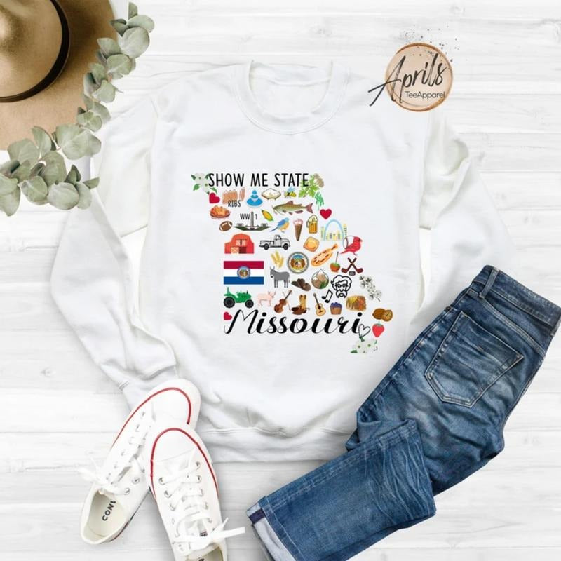 Missouri Sweatshirt, Missouri Hoodie, State Shirt Classic Fashion | TeeBloomCo.com