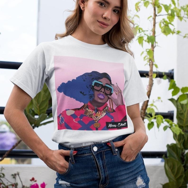 Missy Elliott Tee For Festival Unisex Shirt For Music Lover Tshirt Hoodie, Sweatshirt | TeeBloomCo.com