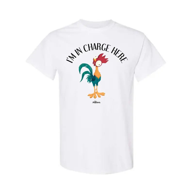 Moana HeiHei I'm In Charge Here Portrait Shirt Hoodie, Sweatshirt | TeeBloomCo.com