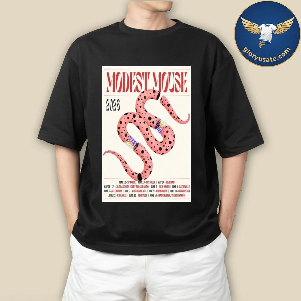 Modest Mouse New Tour 2026 Poster Shirt