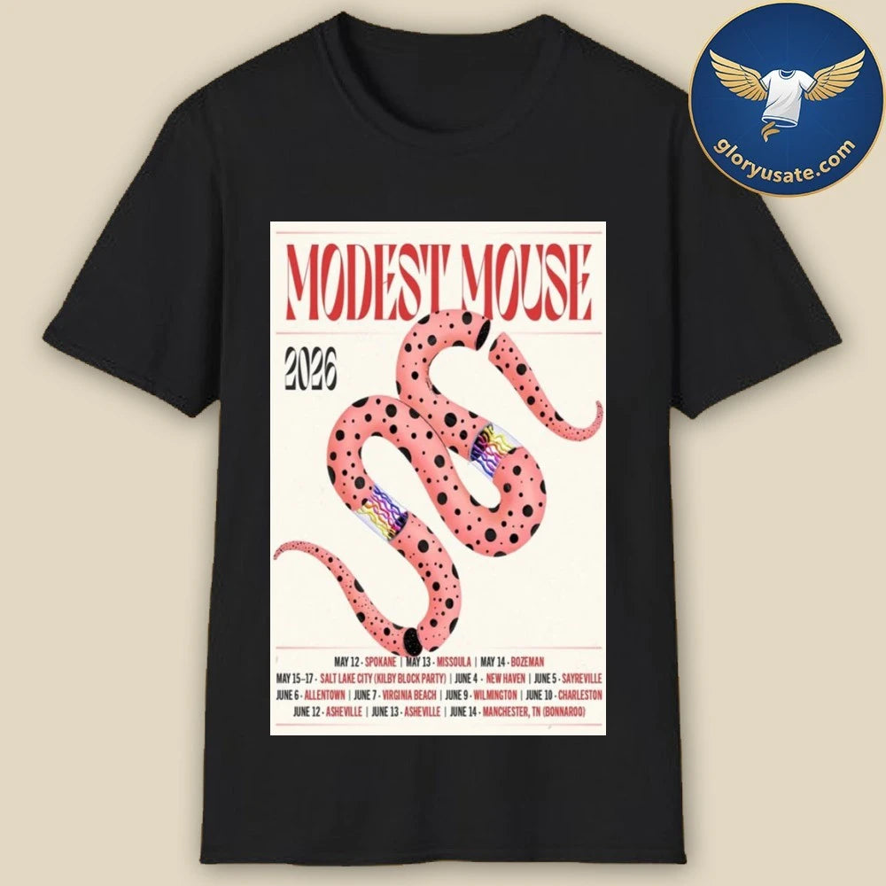 Modest Mouse New Tour 2026 Poster Shirt