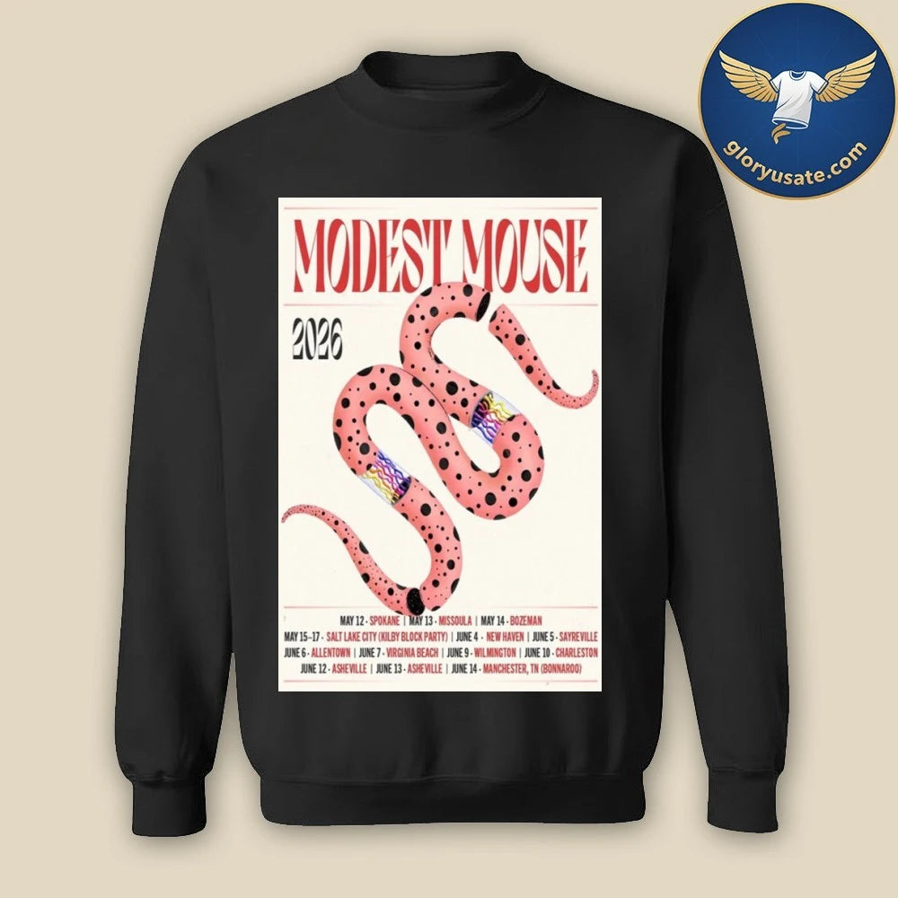 Modest Mouse New Tour 2026 Poster Shirt