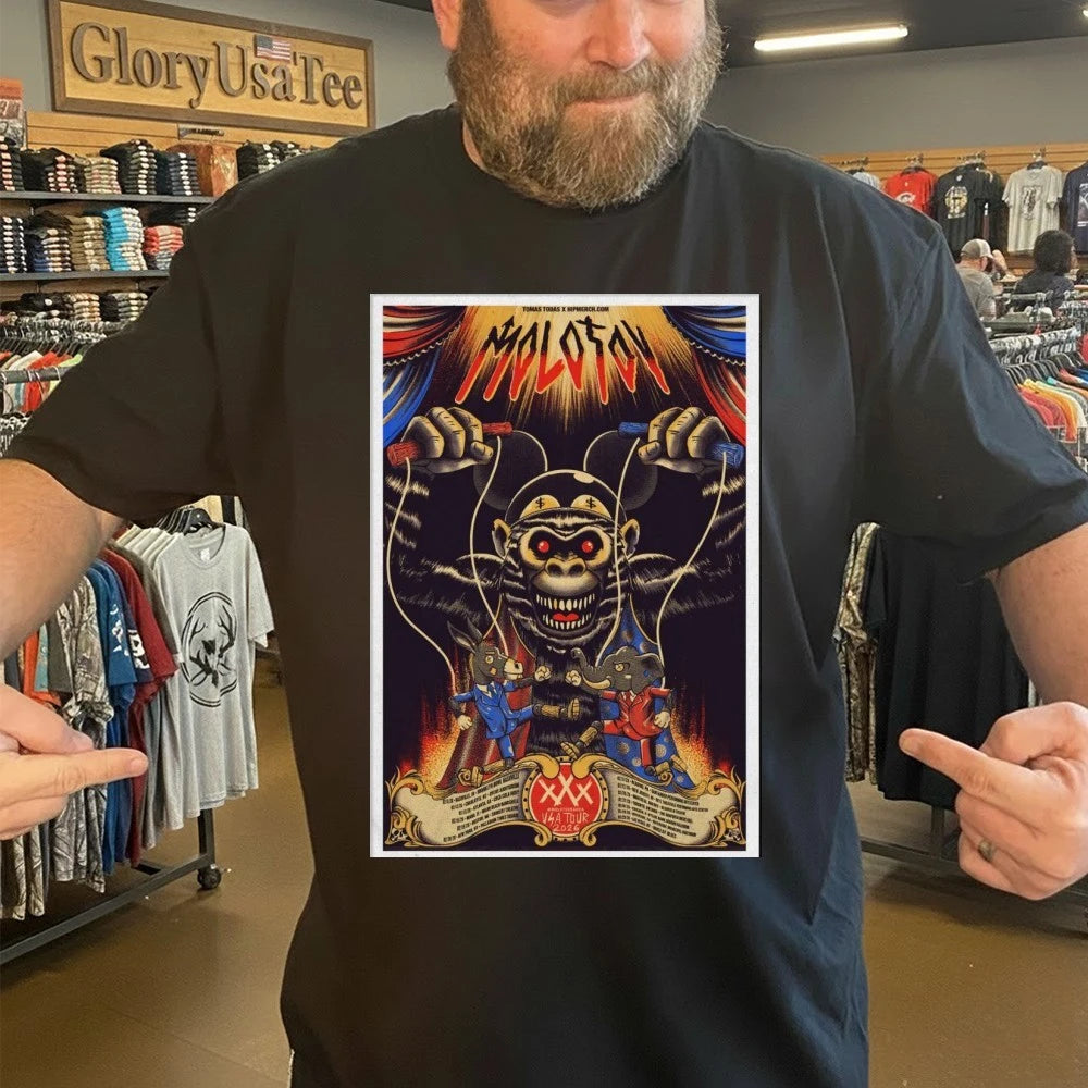 Molotov Tour Feb Mar 2026 Poster Shirt