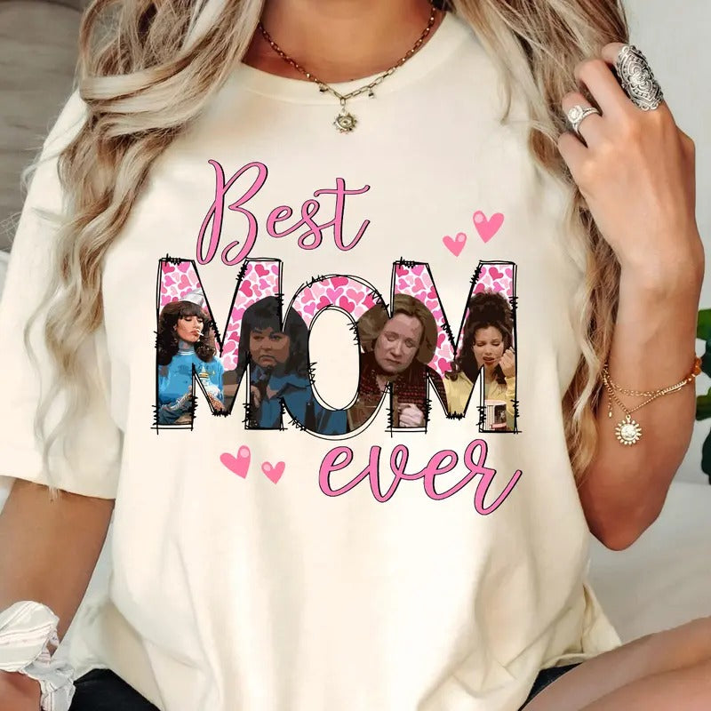 Mom Vibes T-Shirt, Best Mom Ever Shirt T-Shirt, Cool Moms Club T-Shirt, Funny Mom Shirts, Mother's Day Gift, Cool Mom...