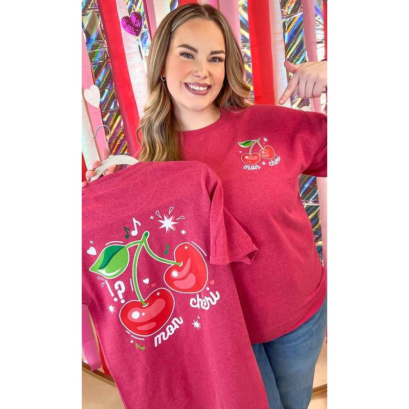 Mon Cheri Graphic T-Shirt Hoodie, Sweatshirt | TeeBloomCo.com