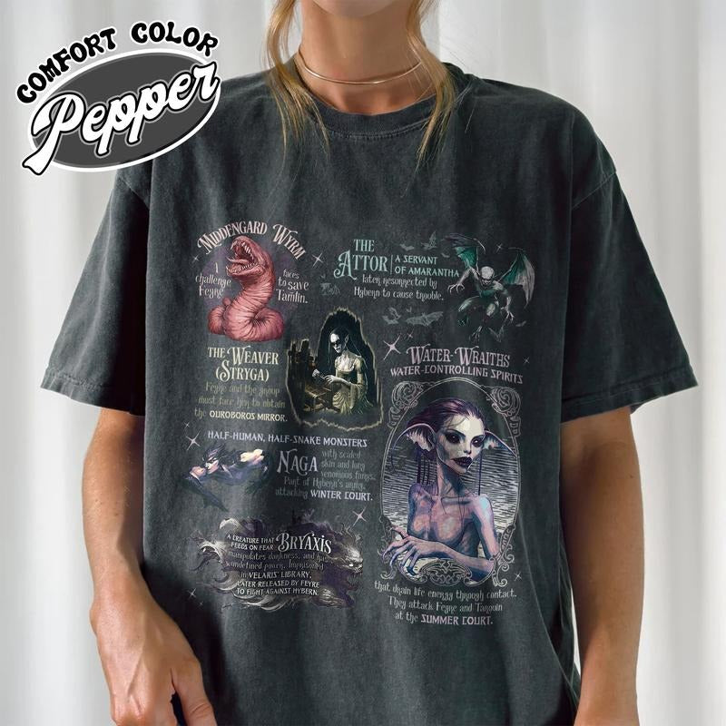 Monsters of Acotar Shirt, ACOTAR Monsters Shirt, Velaris the Night Court Shirt, the Bat Boys Shirt, Acotar Fan Shirt,...