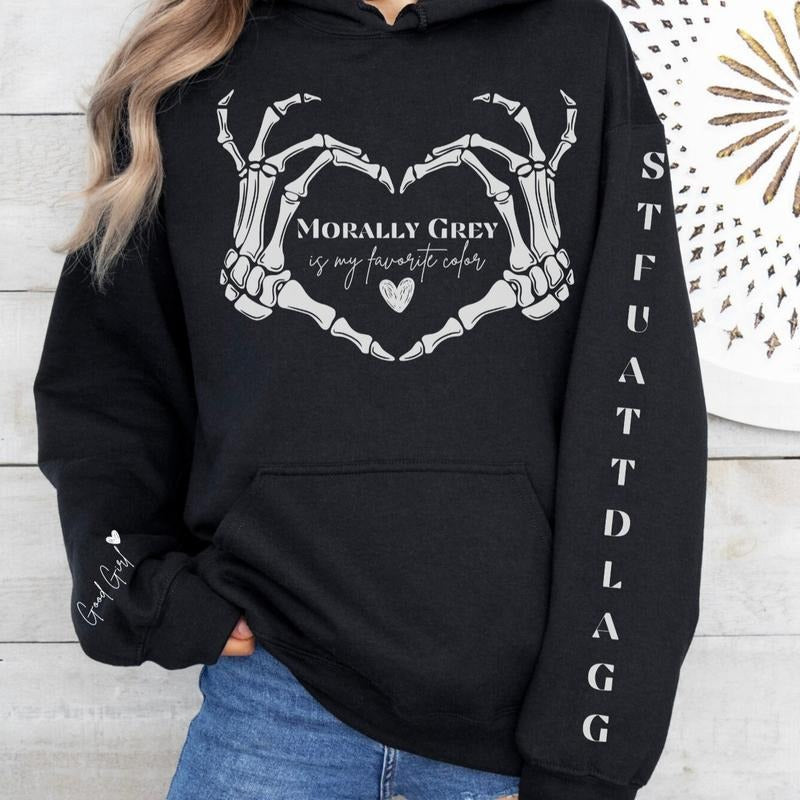 Morally Grey Dark Romance Hoodie, STFUATTDLAGG Hoodie, Good Girl Hoodie, Dark Romance Sweatshirt, Bookish Hoodie, Booktok...
